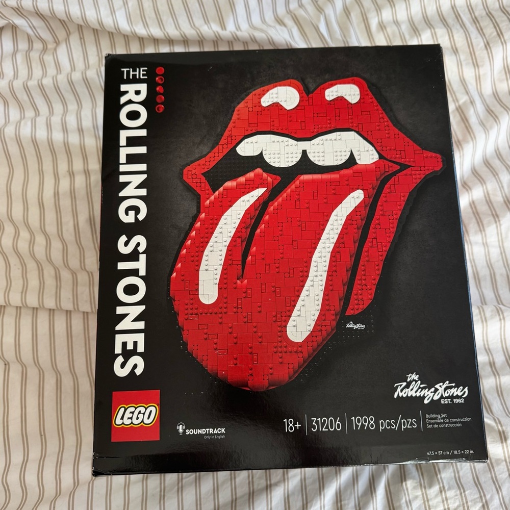 LEGO Red and White Rolling Stones Set